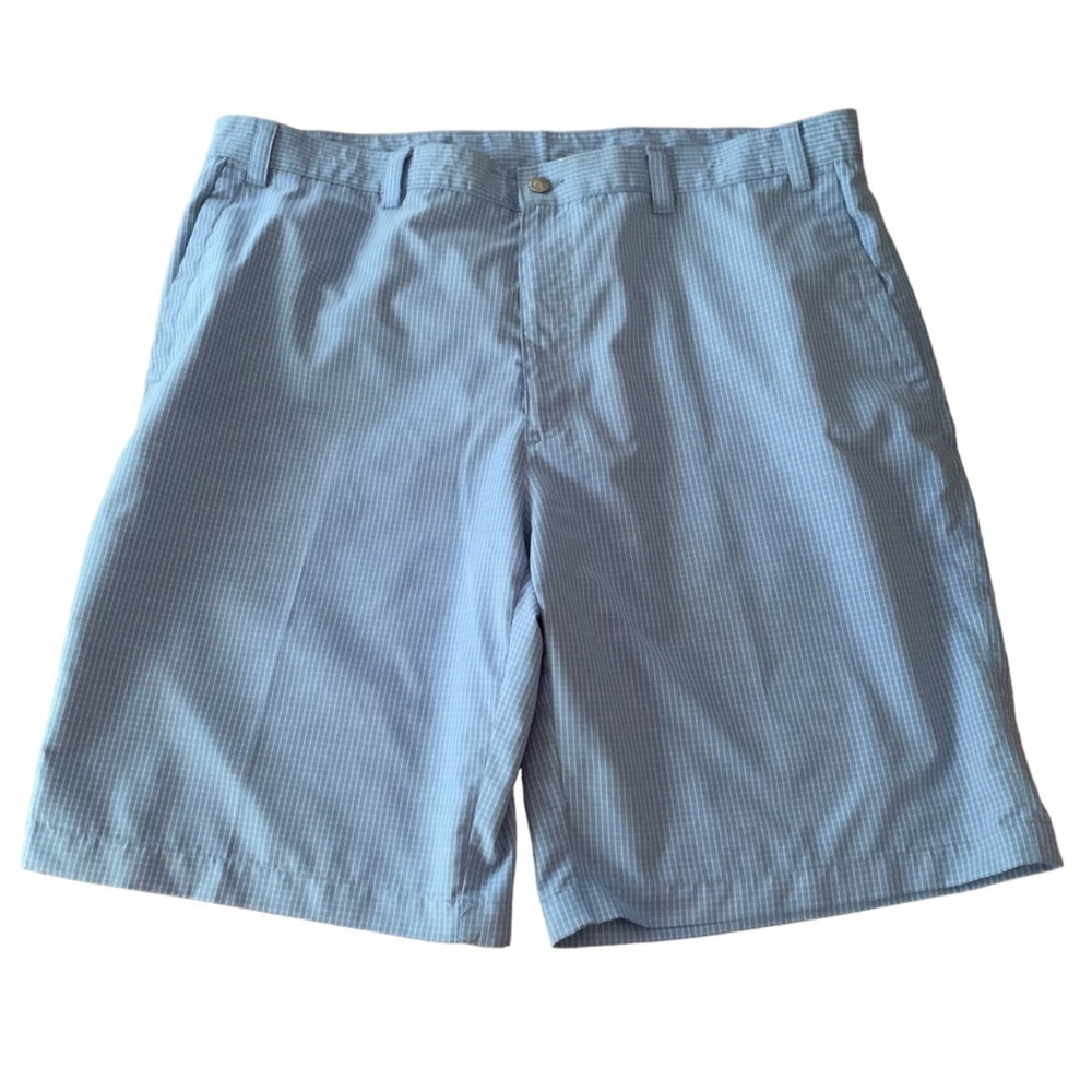 Callaway Blue Windowpane Golf Performance Shorts Sz 40